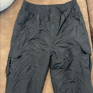 Black Men's Large Snow Sports Pants